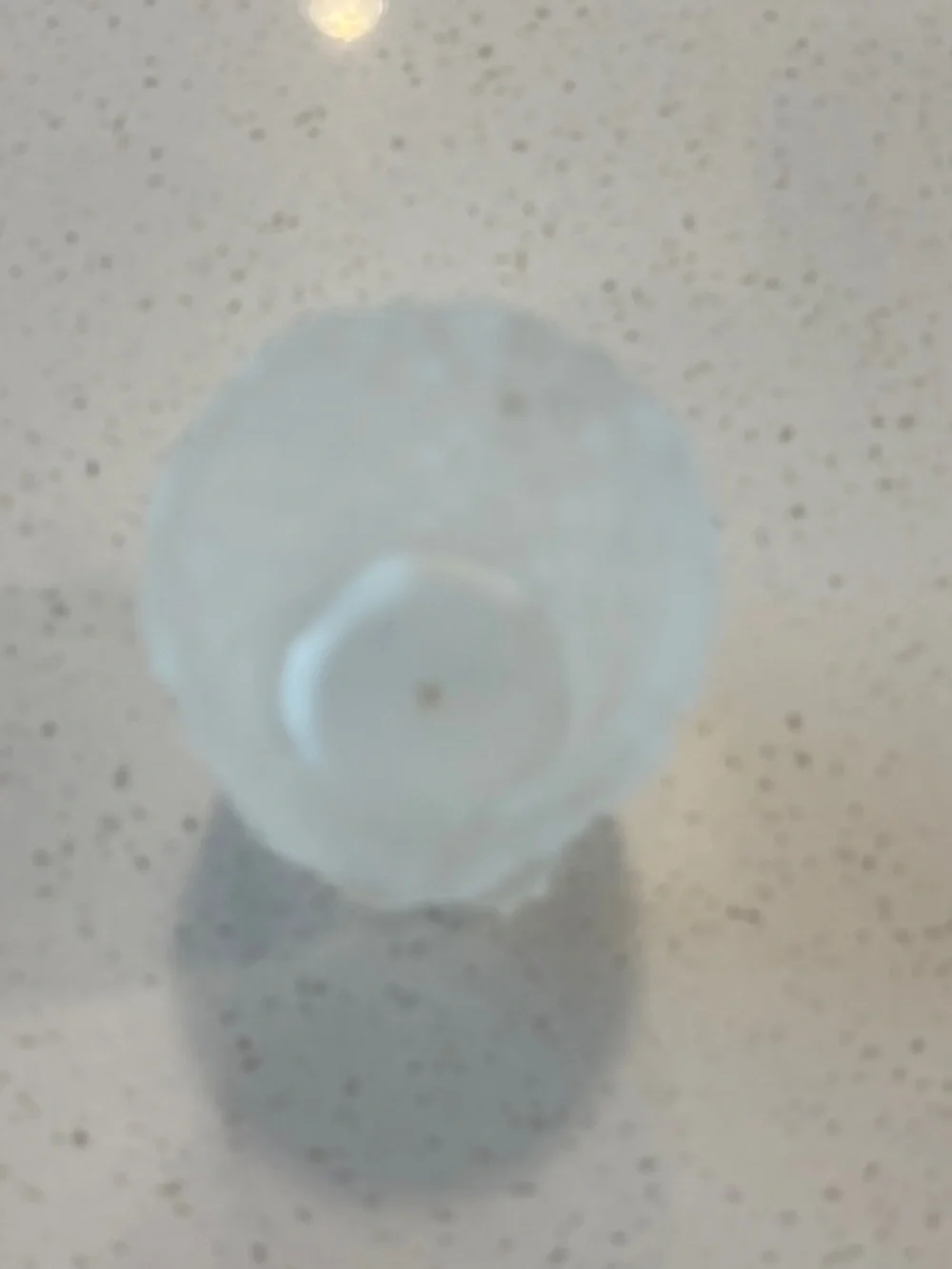 Vintage Fenton Frosted Satin Glass Toothpick Holder Daisy and Button Pattern